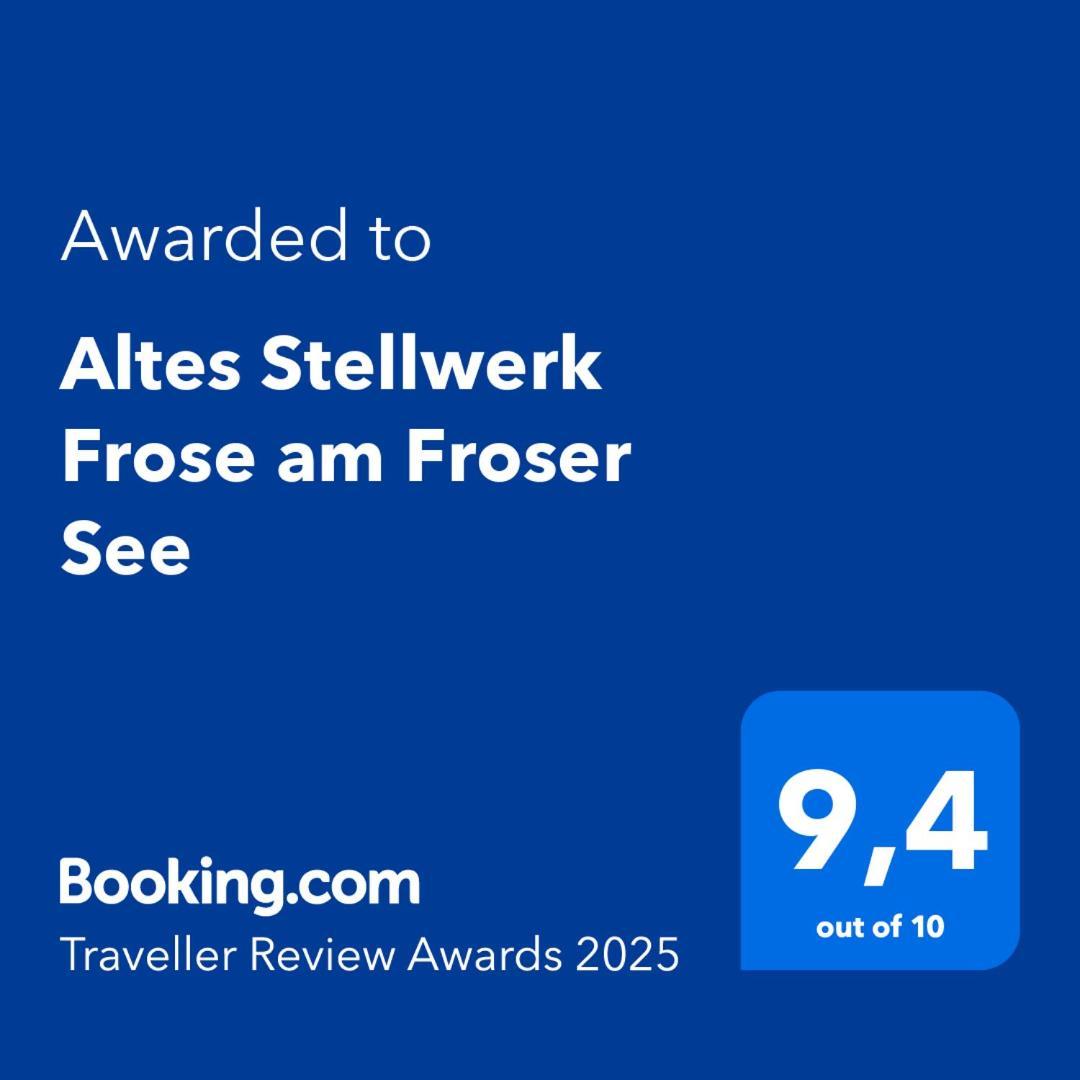 "Altes Stellwerk Frose" Am Froser See エクステリア 写真