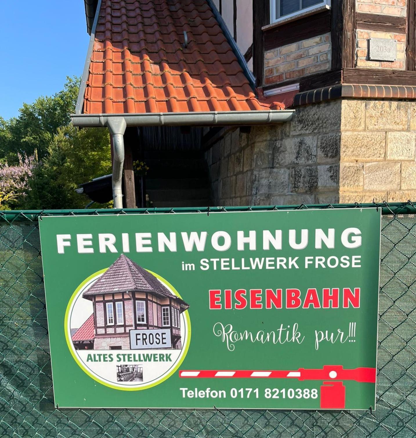 "Altes Stellwerk Frose" Am Froser See エクステリア 写真